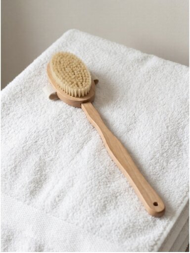 Bathroom Solutions kūno šepetys su ilgu kotu