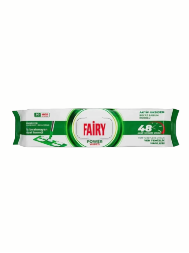 FAIRY drėgnos servetėlės grindims, 50vnt, power wipes