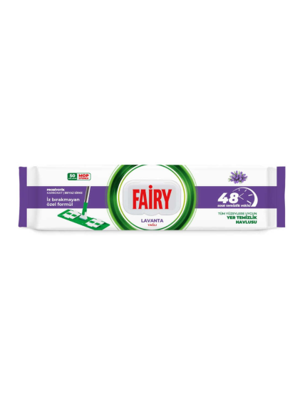 FAIRY drėgnos servetėlės grindims, 50vnt, levandų kvapo FAIRY drėgnos servetėlės grindims, 50vnt, levandų kvapo