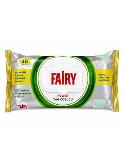 FAIRY riebalų šalinimo valymo servetėlės virtuvei ir orkaitei, 30 vnt. FAIRY riebalų šalinimo valymo servetėlės virtuvei ir orkaitei, 30 vnt.