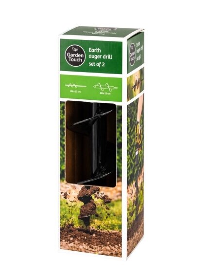 Garden Touch žemės grąžtų rinkinys, 2 dalys