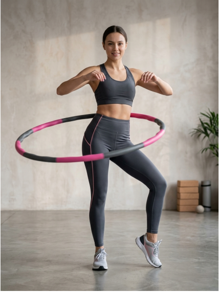 Hula Hoop sportinis lankas, 0,9kg, 83cm Hula Hoop sportinis lankas, 0,9kg, 83cm
