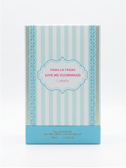 Lattafa Give Me Gourmand Vanilla Freak, kvepalai moterims, 75ml 1 Lattafa Give Me Gourmand Vanilla Freak, kvepalai moterims, 75ml 1