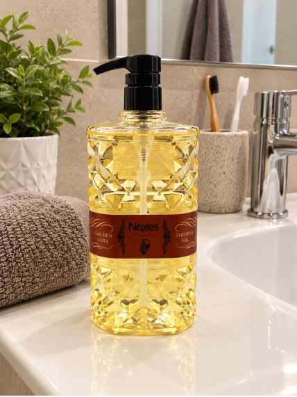 Noxes „Golden Aura“ dušo gelis 1000 ml Noxes „Golden Aura“ dušo gelis 1000 ml