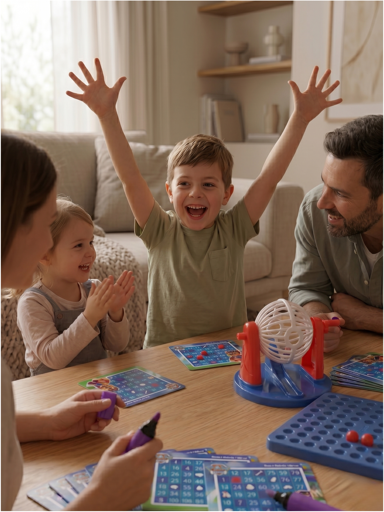 Paw Patrol edukacinis bingo žaidimas