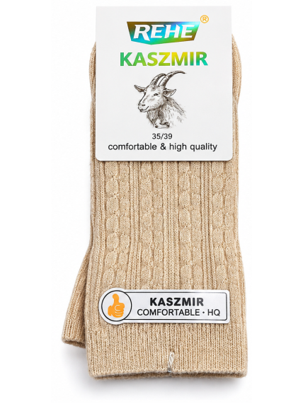 „REHE KASZMIR“ – kašmyro kojinės, 90 % kašmyro, 35–39 dydis 5vnt „REHE KASZMIR“ – kašmyro kojinės, 90 % kašmyro, 35–39 dydis 5vnt