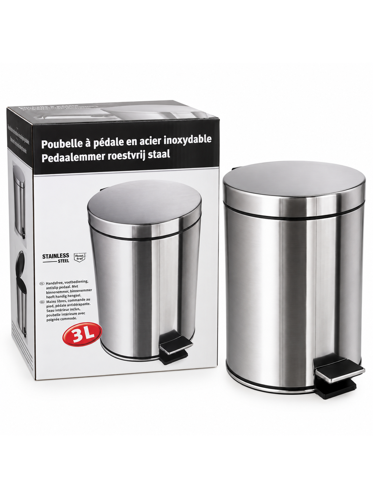 Šiukšliadėžė 3 l