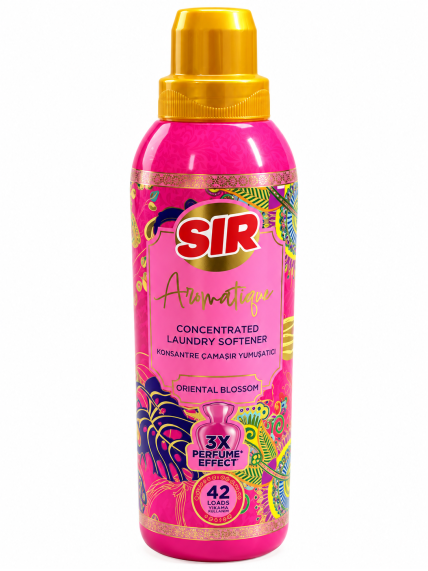 SIR Aromatique „Oriental Blossom“ koncentruotas skalbinių minkštiklis. SIR Aromatique „Oriental Blossom“ koncentruotas skalbinių minkštiklis.