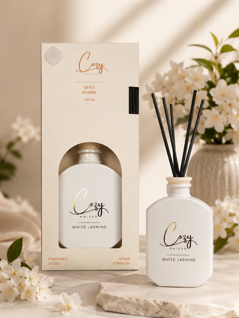 White Jasmine namų kvapas su lazdelėmis 100ml